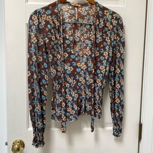Floral print top